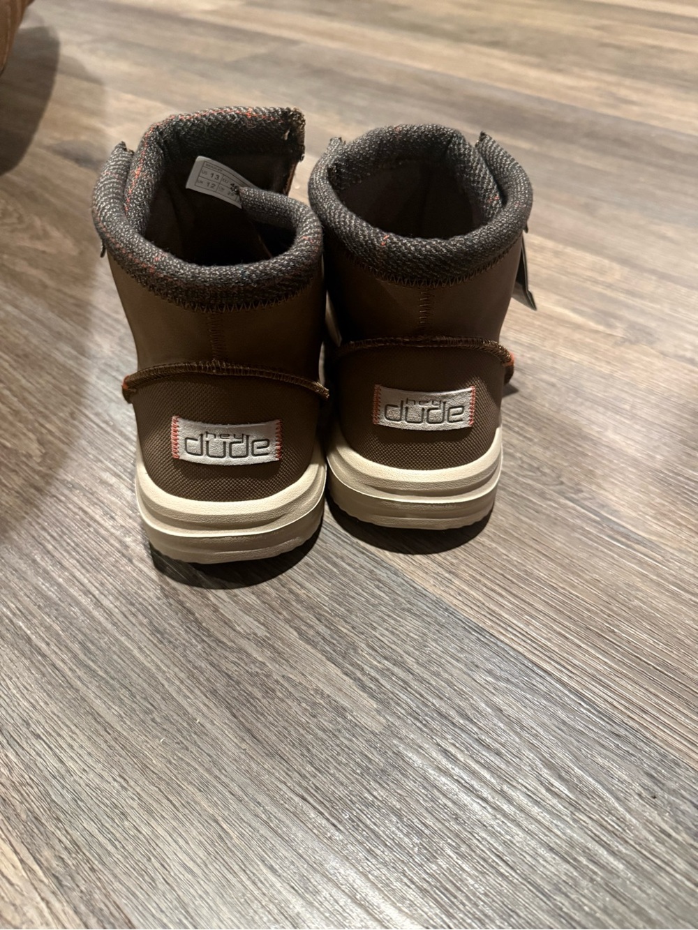 Hey Dude Men's Tan/Brown Lace-Up Casual Boots - Picture 3 of 5